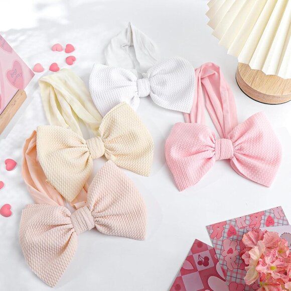 Baby Headbands Handmade Nylon with Hair Bows for Newborns and Kids